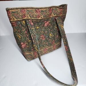 Vtg Vera Bradley Villager Shoulder Bag Purse 90s Fairy Jacobean Cottagecore READ